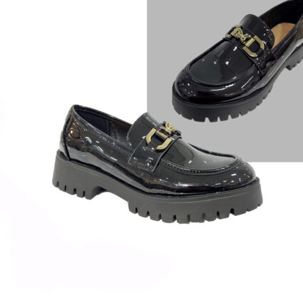 loafer che black gold butterfly